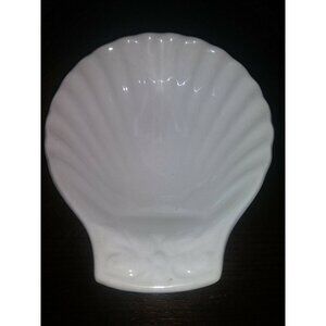 ANTIQUE IRONSTONE WILKINSON STAFFORDSHIRE POTTERY SHELL DISH ENGLAND